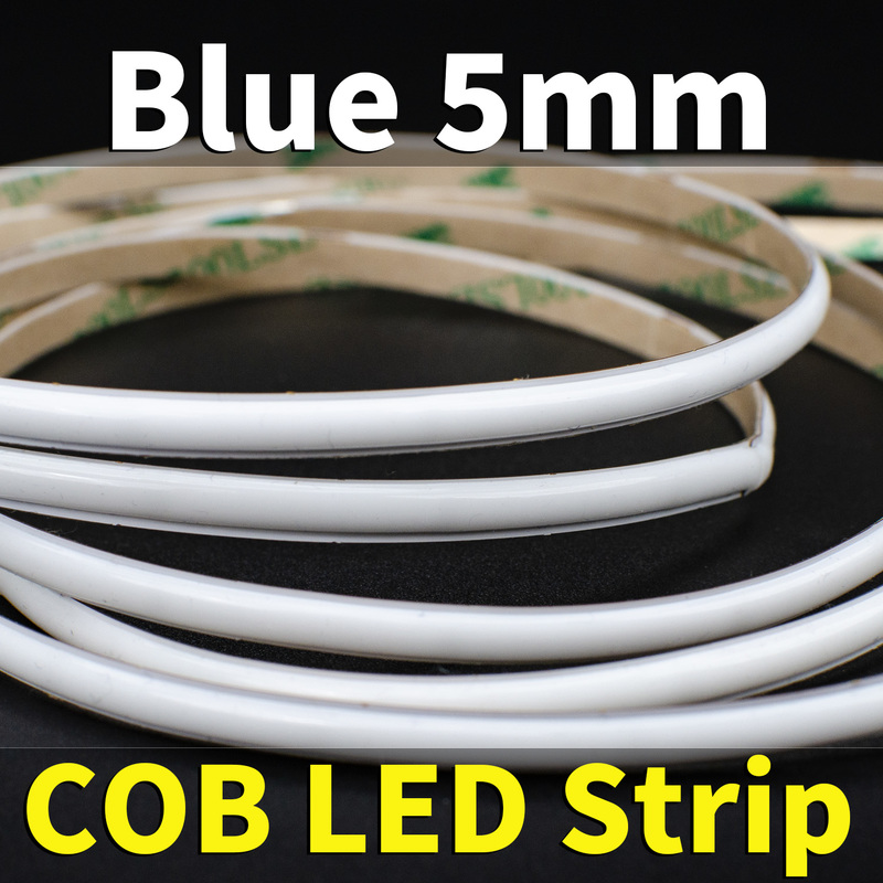 blue cob led strip lights